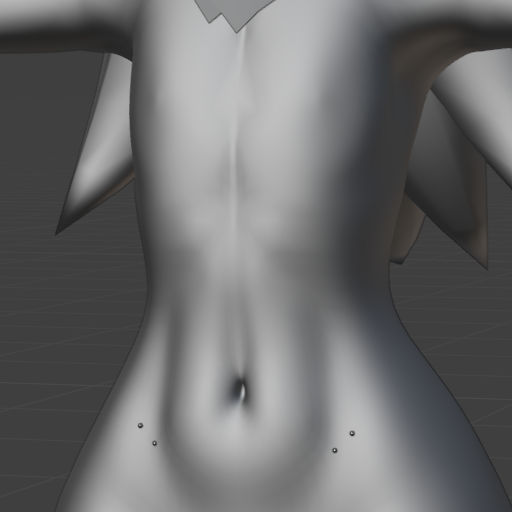 Blender avatar edits example